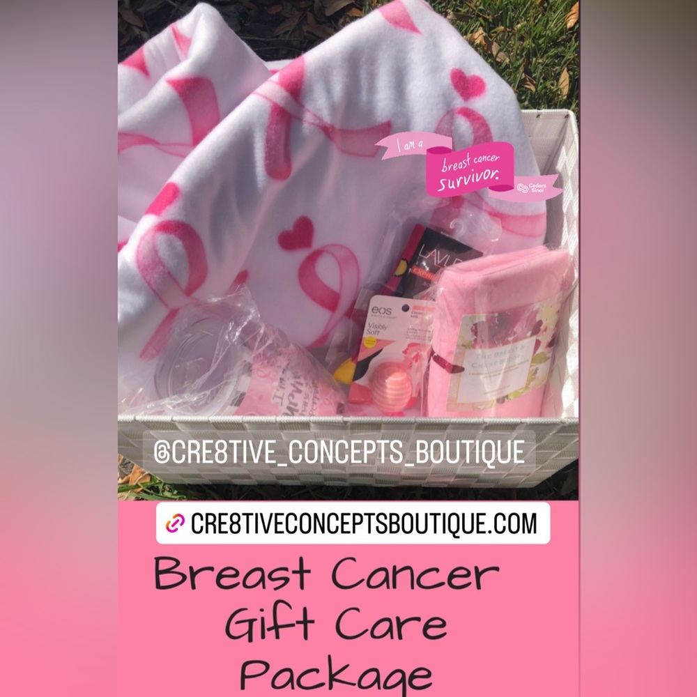 Cre8tive Concepts Boutique’s Breast Cancer Care Package-5 items plus more!